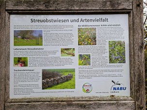 Infotafel Lüdersfeld (Foto: NABU Lindhorst/A. Schulte-Eickholt)