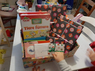 Übergabepaket aus der Spendenaktion