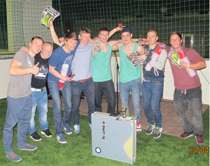 Beer Pong Turnier Siegerehrung