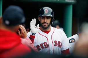Nella foto JD Martinez (AP Photo/Michael Dwyer)