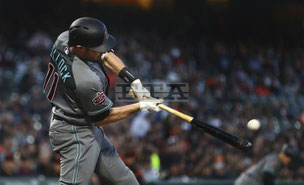 Nella foto AJ Pollock (AP Photo/Ben Margot)