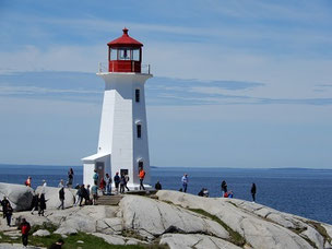 The Lighthouse at Peggy's Cove near Halifax, Nova Scotia