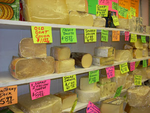 The Cheese Store at Boston's Haymarket is a Favorite