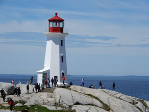 The Lighthouse at Peggy's Cove near Halifax, Nova Scotia