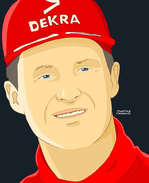 Michael Schumacher by Muneta & Cerracín