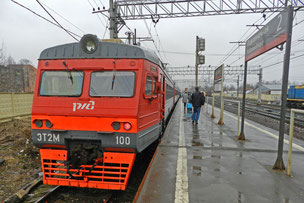 Elektritschka russische Eisenbahn