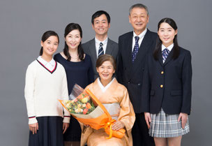 シニア家族集合撮影のご紹介