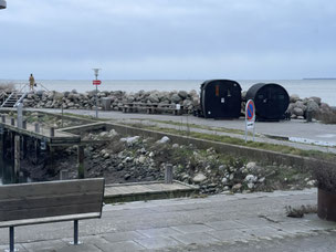 Sauna im Hafen von Faxe Ladeplads