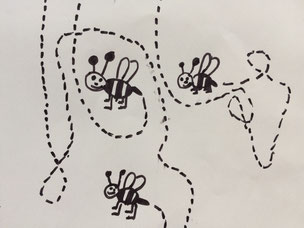 Les abeilles de papa dom vues par Abelle, sa grande fille (7 ans)