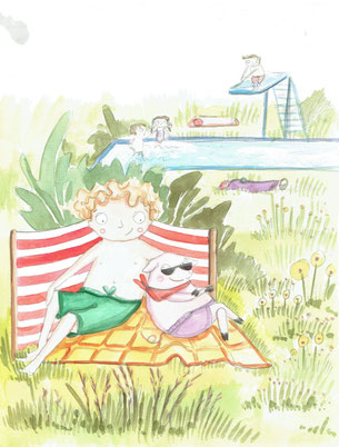 Das neue Kinderbuch "Junge und Schwein-cool und wild"