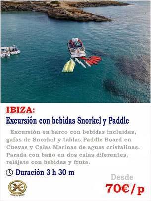 paseo en barco por Ibiza