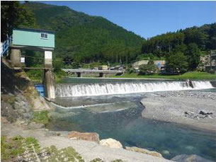 河川用水施設の写真