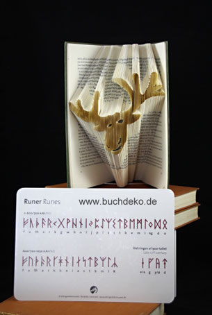 Buchfaltkunst, gefaltetes Buch, Buchkunst