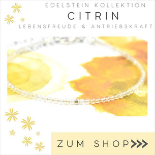 Citrin Edelstein Armband und 925 Silber Verschluß