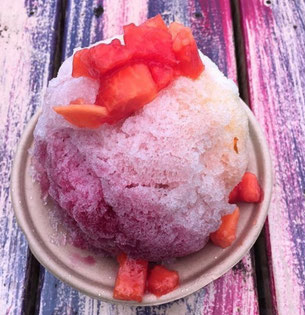 Organic Shaved Ice Hibiscus and Lemon