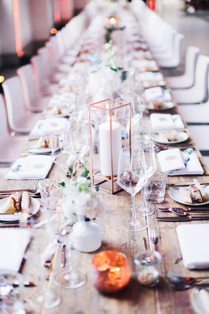 Industrial Wedding Dekoration – Hochzeitsdeko im Industrie Stil