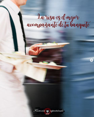 camareros humoristas eventos espectáculos cenas de empresas
