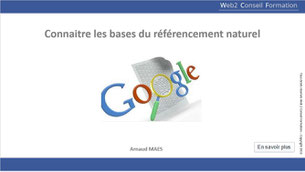 Formation "Connaitre les bases de référencement naturel de votre site web" du Cabinet Web 2 Conseil Formation