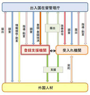 特定技能外国人採用フロー