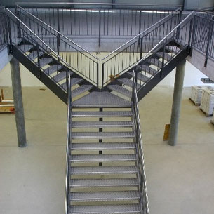 Treppe Innen Metall Luzern Willisau Stadelmann Metallbau AG