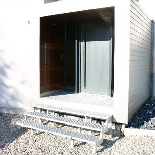 Treppe Aussen Metall Luzern Willisau Stadelmann Metallbau AG