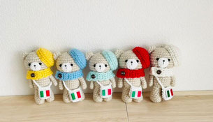 立ったくまーにゃキーホルダー