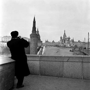 Roter Platz in Moskau 1950er Jahre