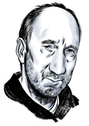 Pete Townshend. Credit Illustration by Jillian Tamaki