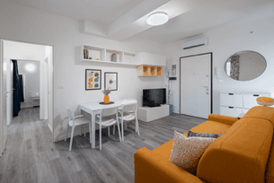 interno di un appartamento salotto 