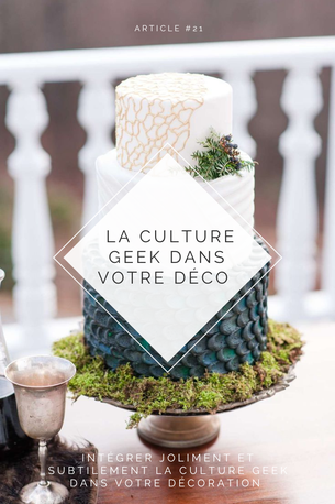 Illustration de l'article de blog "La culture Geek dans votre décoration de mariage" montrant un wedding cake sur le thème Game of Thrones, article de blog par My Daydream Wedding, wedding planner et designer