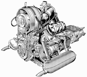Motor ZAZ-965 Saporoshez. Engine SAS 965. Двигатель (Мотор) автомобиля  ЗАЗ-965 Запорожець Запорожец.