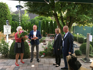 v. li. Claudia u. Lutz Burneleit, Kerstin u. Michael Klemm