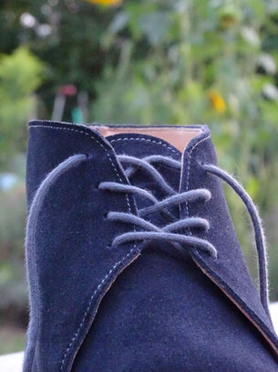 Wildlederschuh/ Suede shoe. Photo: Men's Individual Fashion.