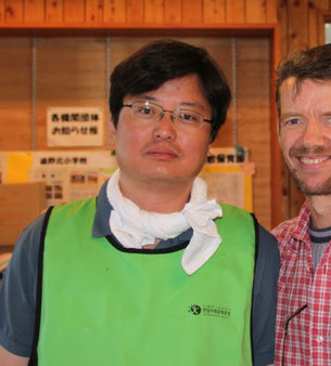 August 2011, in the earthquake-stricken area of Iwate
