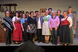 Bühne Gruppenfoto