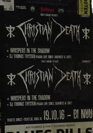 Christian Death in Berlin, 19. Oktober 2016