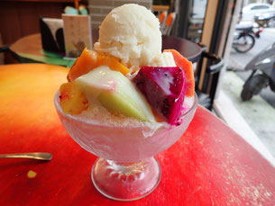 台北旅行記　菜ちゃんのページ　陳記百貨園　かき氷　果物　美味しいお店