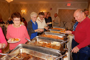 Turkey and Old-Fashioned Pot Roast were on our Buffet