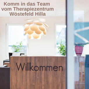 Komm in das Team vom Therapiezentrum Wöstefeld Hilla in Duisburg und Moers - Das Therapiezentrum Wöstefeld Hilla sucht immer aufgeschlossene Mitarbeiter:Innen