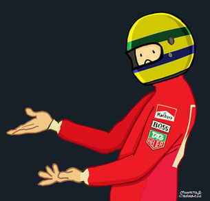 Ayrton Senna by Muneta & Cerracín