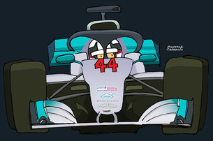 Lewis Hamilton by Muneta & Cerracín
