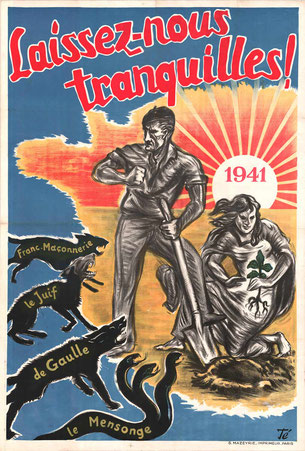 Affiche du Régime de Vichy de 1941