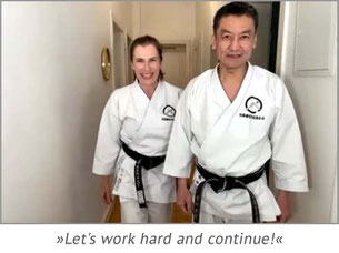 Karate Erlach, Shinji Akita-Sensei, Online Karate-Training