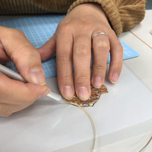 Cちゃん「イノシシ」作成中