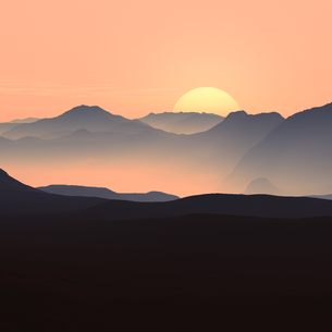 Sonnenaufgang und Frühlingsanfang
