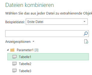 Abb. 3: Dialogfeld zum Kombinieren von Tabellen