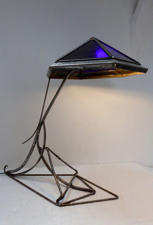 Patrick Bardelli lampes créations luminaires fer verre
