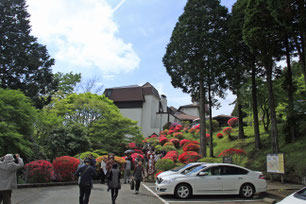 山のホテルでつつじ観賞