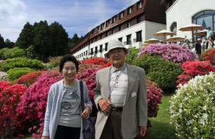 山のホテルでつつじ観賞③