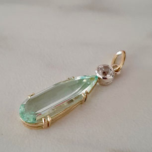 Transformation bague or diamants